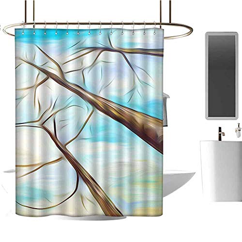 Starsart Shower Curtains African Print Abstract Chaotic Painting