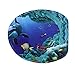 NUOLUX 3pcs/Set Ocean Style Underwater World Dolphin Carpe Toilet Mat