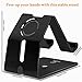 Cell Phone Stand,Apple Watch Stand,FOGEEK 3 in 1 Universal Phone Magnetic Charging Dock Cradle Compatible for iPhone X/8/7/6 Plus,iPad,Samsung,Huawei and Apple Watch (Black)