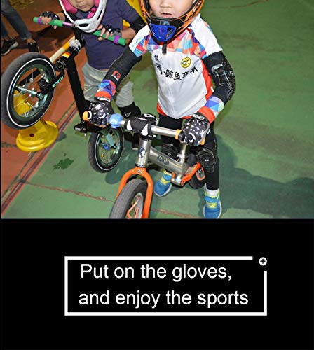 image for BIKINGMOREOK MOREOK Children Half Finger Outdoor Sports Gloves Antiski