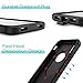 iPhone X Case, LOHASIC Heavy Duty Protective Hybrid Dual Layer Rugged Shockproof Bumper Cover [Military Grade] Drop Protection 360 Full Body Defender Cases for Apple iPhone X 10 (2017) - Black
