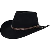 Outback Trading Company Men's 1153 Forbes Water-Repellent UV-Protective Australian Wool Western Cowboy Hat
