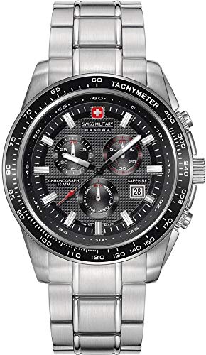 Swiss Military 6-5225-04-007 Mens Crusador Silver Chronograph Watch
