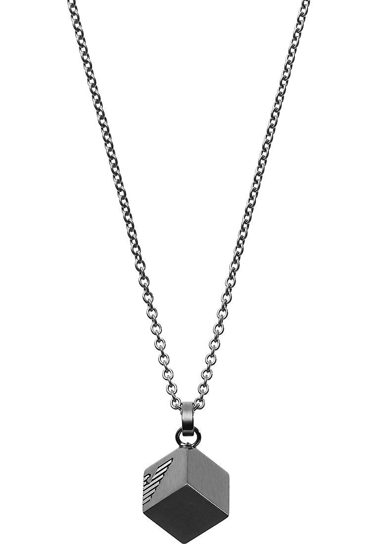 Emporio Armani Men's Stainless Steel with lobster clasp closure Pendant necklace