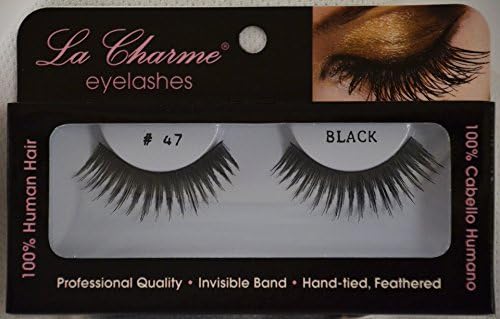 La Charme #47 False Eyelash (Pack Of 6) 100% Human Hair