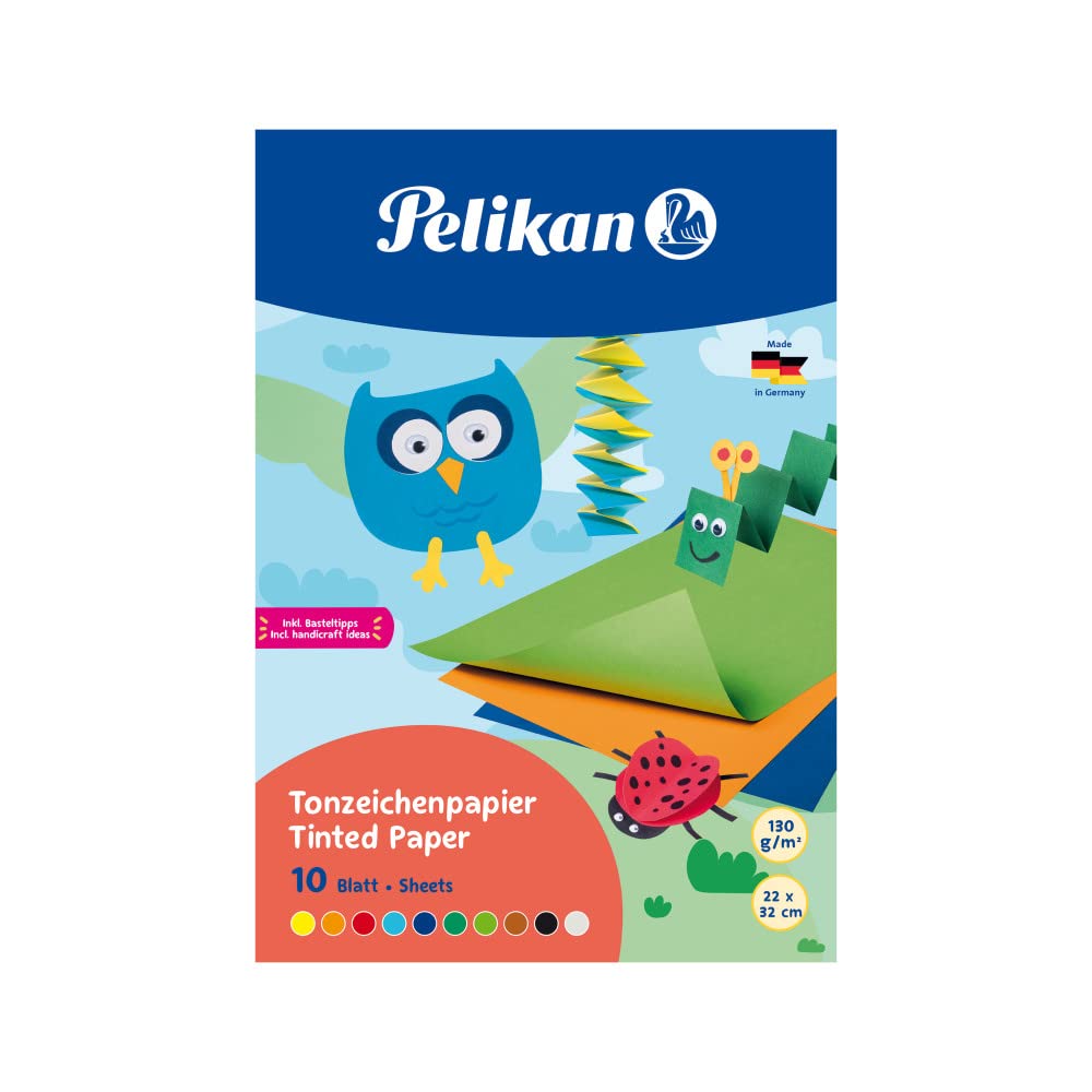 Pelikan 240M/10 Tinted Paper, Assorted Colours