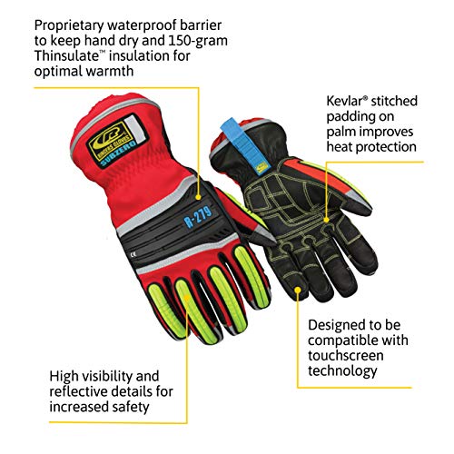 Ringers R279 Subzero Insulated Work Gloves, Cold Weather/Snow Gloves