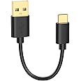 CableCreation Short USB C 6 inch, USB A to USB C Fast Charging Type C Data Cord for Power Bank, Galaxy S23, iPad Pro iPad Mini, iPad Pro,iPhone 15/16,Android Auto/Cellphone,PS5 Controller