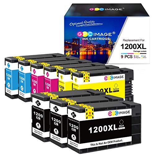 GPC Image Compatible Ink Cartridge Replacement for Canon 1200XL PGI