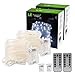 LE LED Rope Lights, Battery Powered, Remote Dimmable Daylight Waterproof 33ft 120 LED Indoor Outdoor Light Rope and String for Deck, Patio, Bedroom, Boat, Camping Landscape lighting and More Pack of 2