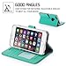 FYY Luxury Genuine Leather Wallet Case for iPhone 6 Plus/6s Plus, [Kickstand Feature] Flip Phone Case Protective Cover with [Card Holder] [Wrist Strap] for Apple iPhone 6 Plus/6s Plus 5.5