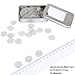 Coobey 200 Pieces Stainless Steel Screen Smoking Pipe Screens Filters 0.75 Inch with Silver Metal Boxe (Silver)