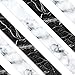Umiko Marble Washi Tape Set for Arts Crafts DIY Gift Wrapping Bullet Journal Scrapbooking Supplies Planner Stickers Walls Decorative Masking Tape Black and White Marble 15 mm 2 Rolls