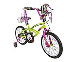 Dynacraft 8093-37ZTJ Girls Hello Kitty Bike, Green/Pink/Black, 18-Inch