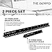 The Board - Architectural Scale Ruler Set (Imperial) | Premium Two-Piece Set Includes 12-Inch Ruler and 4-Inch Pocket Size Ruler | Laser-Etched Aluminum Triangular Scale Drafting and Construction Tool
