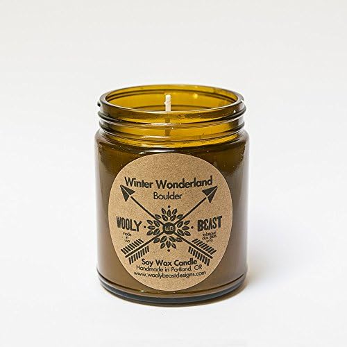 WOOLY BEAST Soy Candles – WINTER WONDERLAND 9oz