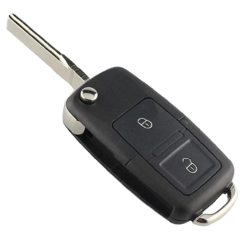 Key Shell Accessories Key Cover 2 Buttons Compatible With Volkswagen Beetle Golf Passat Bora Polo Skoda Fabia Roomster