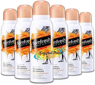 Femfresh Intimate Hygiene Deodorant Spray 125ml Six Pack Deal