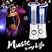 SoundSOUL Dancing Water Speakers LED Speakers Water Fountain Speakers (pure white)