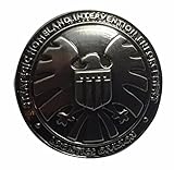 Marvel's Agents Of Shield Homeland Logo Metal Silver Pin
