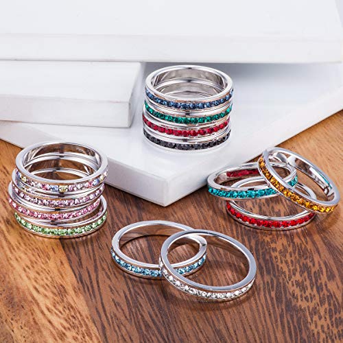 6 Birthstone+Stackables+Swarovski+Kate+Bissett