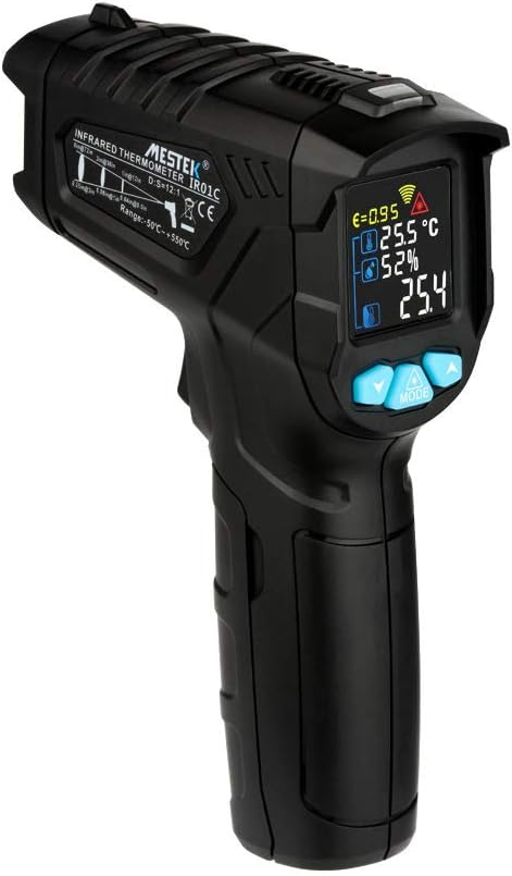 WYUE IR01 Digital Thermometer, Infrared Thermometer Hygrometer, Accurate and Fast Reading Children's Oral and Rectal Thermometer