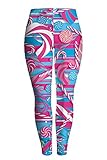Women Leggings - Sunzel Women's Digital Print Ankle Length Footless Design Leggings Christmas Lollipops 2