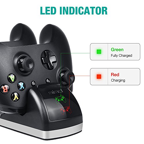image for DinoFire Xbox One Controller Charger Dual One S/One X Controller Charg