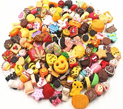 15 pcs Random 3D shoe charms Miniature Sweets Mix Assorted Resin For croc shoes &amp; Bracelet Wristband