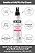 ASUTRA Yoga Mat Cleaner Spray (Soothing Sweet Rose), 4 fl oz - No Slippery Residue, Organic Essential Oils, Deep-Cleansing for Fitness Gear & Gym Equipment, Microfiber Towel Included