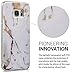 kwmobile Crystal Case Cover for Samsung Galaxy S7 edge TPU silicone IMD design protective case - soft mobile cover Design marble