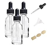Poadool 3 Pack 1oz (30ml) Clear Dropper