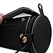 Fintie Protective Case for Amazon Echo (1st Generation) - Premium Vegan Leather Cover Sleeve, Black