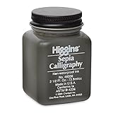 Higgins Sepia Calligraphy Ink, 2.5 oz Bottle, Sepia (46036)