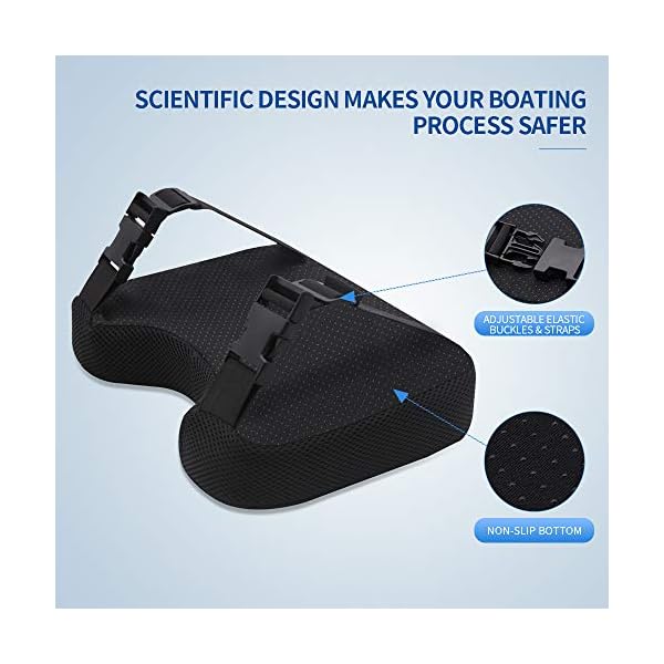 Rowing-Machine-Seat-Cushion-Rowing-Machine-Seat-Pad-for-Concept-2-Model-D-E-with-Thicker-Memory-Foam-Washable-Cover-and-Straps-for-Sculling-Boats-Recumbent-Stationary-Bike Rowing Machine Seat Cushion, Rowing Machine Seat Pad for Concept 2 Model D & E, with Thicker Memory Foam, Washable Cover…