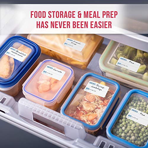 MESS Dissolvable Freezer Labels 500 Write On Removable Labels for