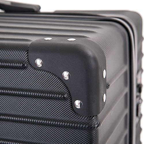 DUKAP Tour 20 Inch CarryOn Hardside Luggage with Integrated USB Port