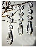30PCS Star Acrylic Crystal Beads Beads Garland Chandelier Hanging Wedding Party Decor Style 1