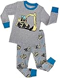 Boys Truck Pajamas Children Christmas Gift Kids Clothes 100% Cotton Size 2-7
