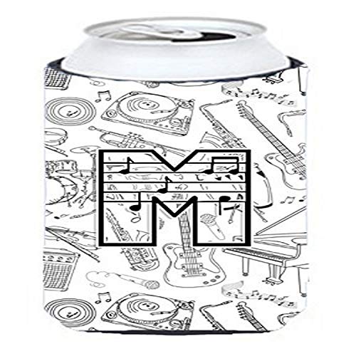 Caroline's Treasures CJ2007-MTBC Letter M Musical Note Letters Tall Boy Hugger…