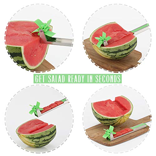 image for ironcity Watermelon Slicer Cutter Kitchen Gadgets, Stainless Steel Win
