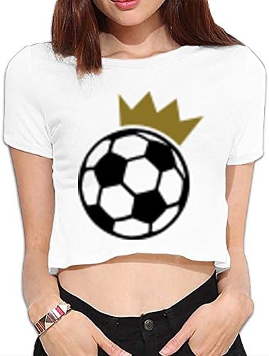 GBKEM King Soccer Summer Crop Tops Street T Shirt Bare Midriff Sexy T-Shirt