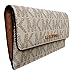 Michael Kors Womens Jet Set Travel Flat Wallet Vanilla Acorn