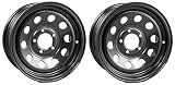 2-Pack Trailer Wheel Black Rims 15 x 5 Modular Style 5 Lug On 4.5 in. Center