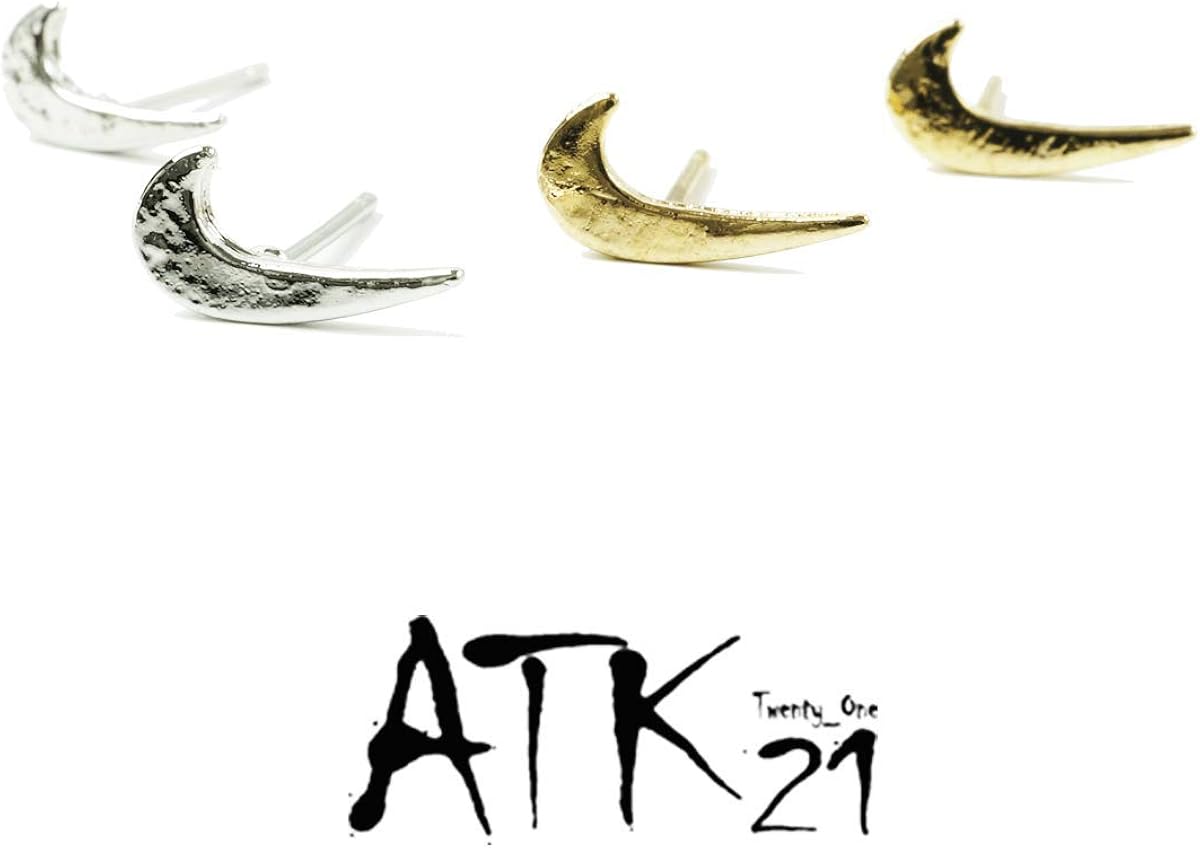 Amazon Atk21 2点セット チェックモチーフ Nike ナイキ スタッド ピアス メンズ レディース ユニセックス アクセサリー Gold ピアス 通販