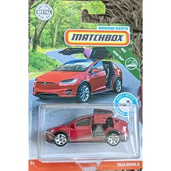 Amazoncom Matchbox 2019 Moving Parts Tesla Model X Toys