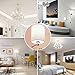 CTKcom 3W LED Candelabra Bulbs,40W Light Bulbs Equivalent,E14 Base,White 6000K,420LM Candle Light Bulbs for Chandelier,Ceiling Fan Lights,Decorative Candle Light Bulb,AC85-265V(4-Pack)