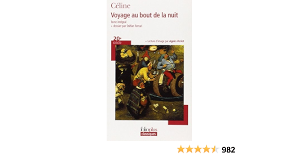 Voyage Au Bout De Nuit Texte Integral Dossier Lecture D Image A33686 Amazon Com Br Voyage Au Bout De Nuit Texte Integral Dossier Lecture D Image A33686 Amazon Com Br