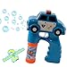 Kidsthrill Police Car Bubble Shooter Gun With Sirens And Music – 2 Bubble Solution Included