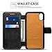 iPhone X Case, iPhone X Wallet Case, iPhone X Leather Case-Pasonomi [Slim Fit] Vintage Flip Case Cover with Stand Function & Credit Card Slots for Apple iPhone X / iPhone 10 5.8 inch 2017 (Black)